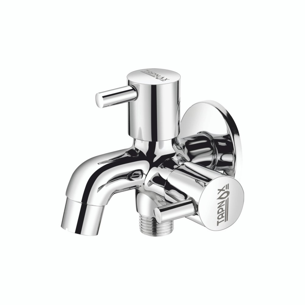 T-1005 - 2 In 1 Bib Cock With Flange