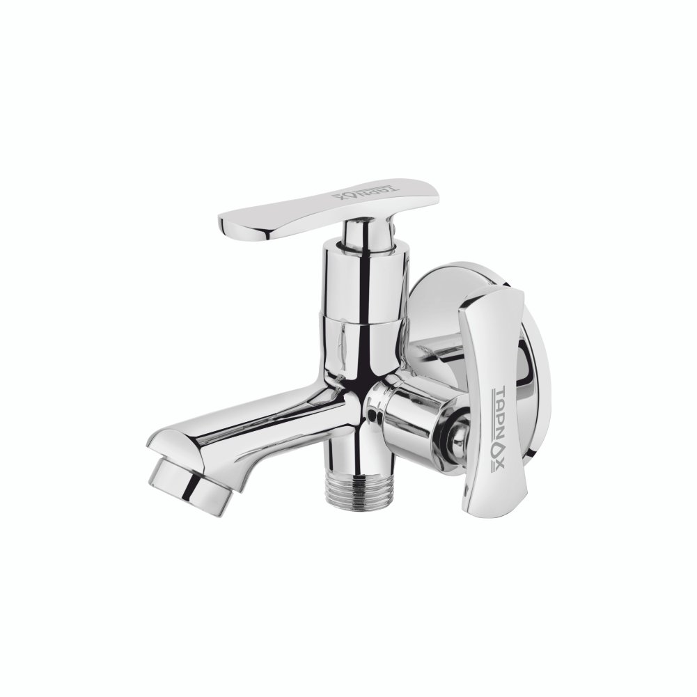 T-3005 -  2 In 1 Bib Cock With Flange