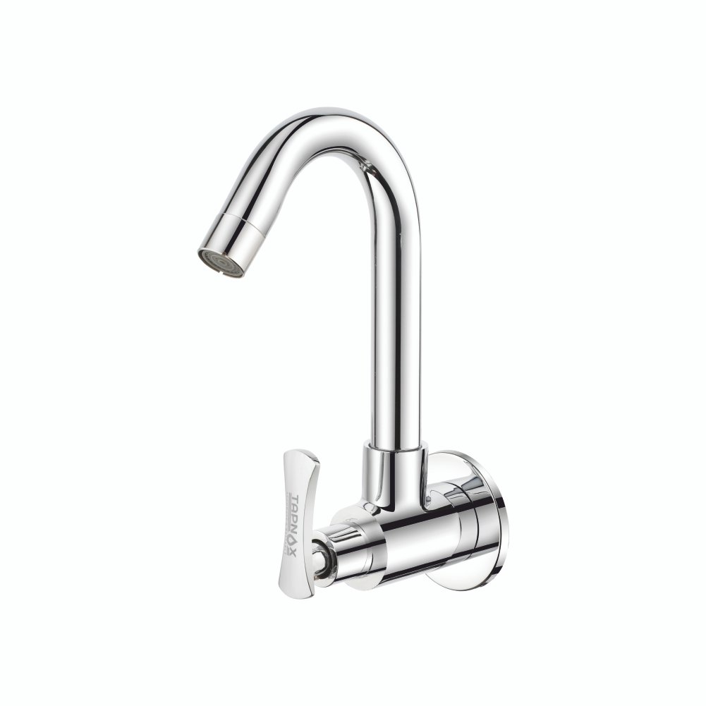 T-3007 - Sink Cock With Swinging Spout (w/m)