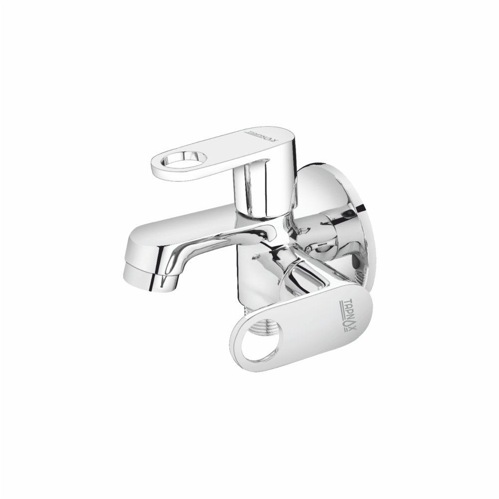 T-6005 - 2 In 1 Bib Cock With Flange