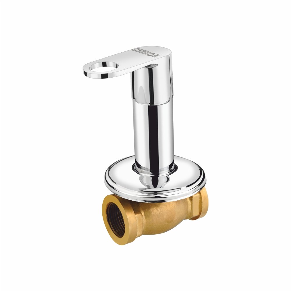 T-6013 - Concealed Stop Cock-15mm With Flange