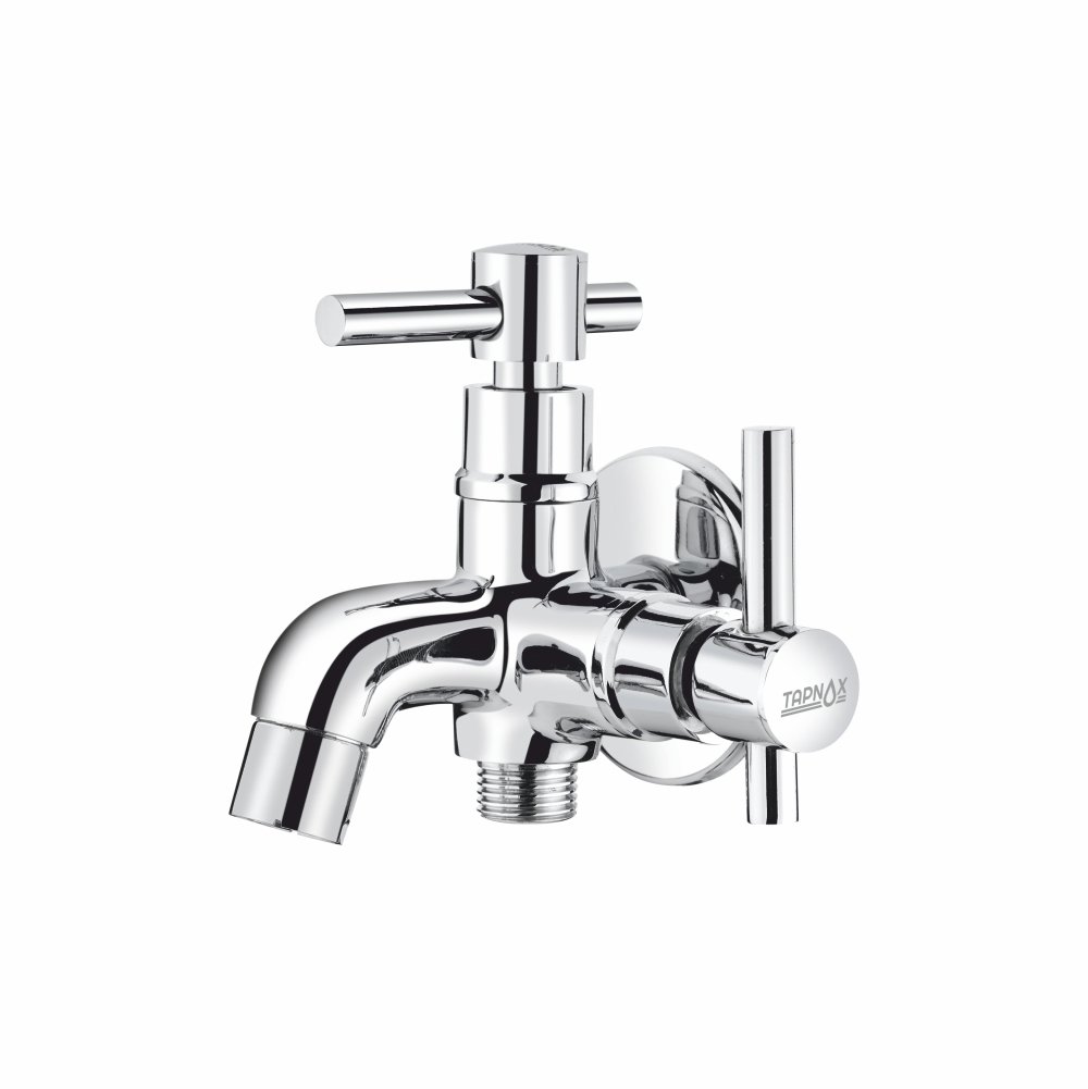 T-7005 - 2 In 1 Bib Cock With Flange