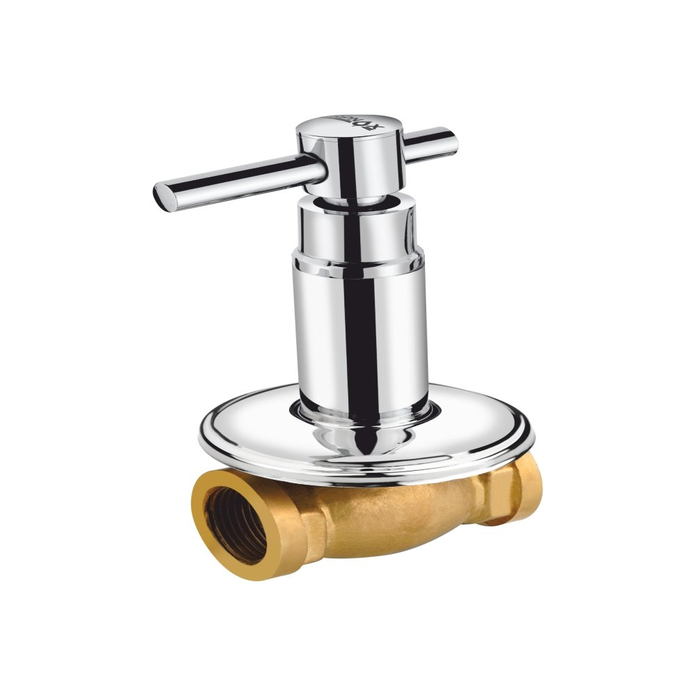 T-7014 - Concealed Stop Cock-20mm With Flange