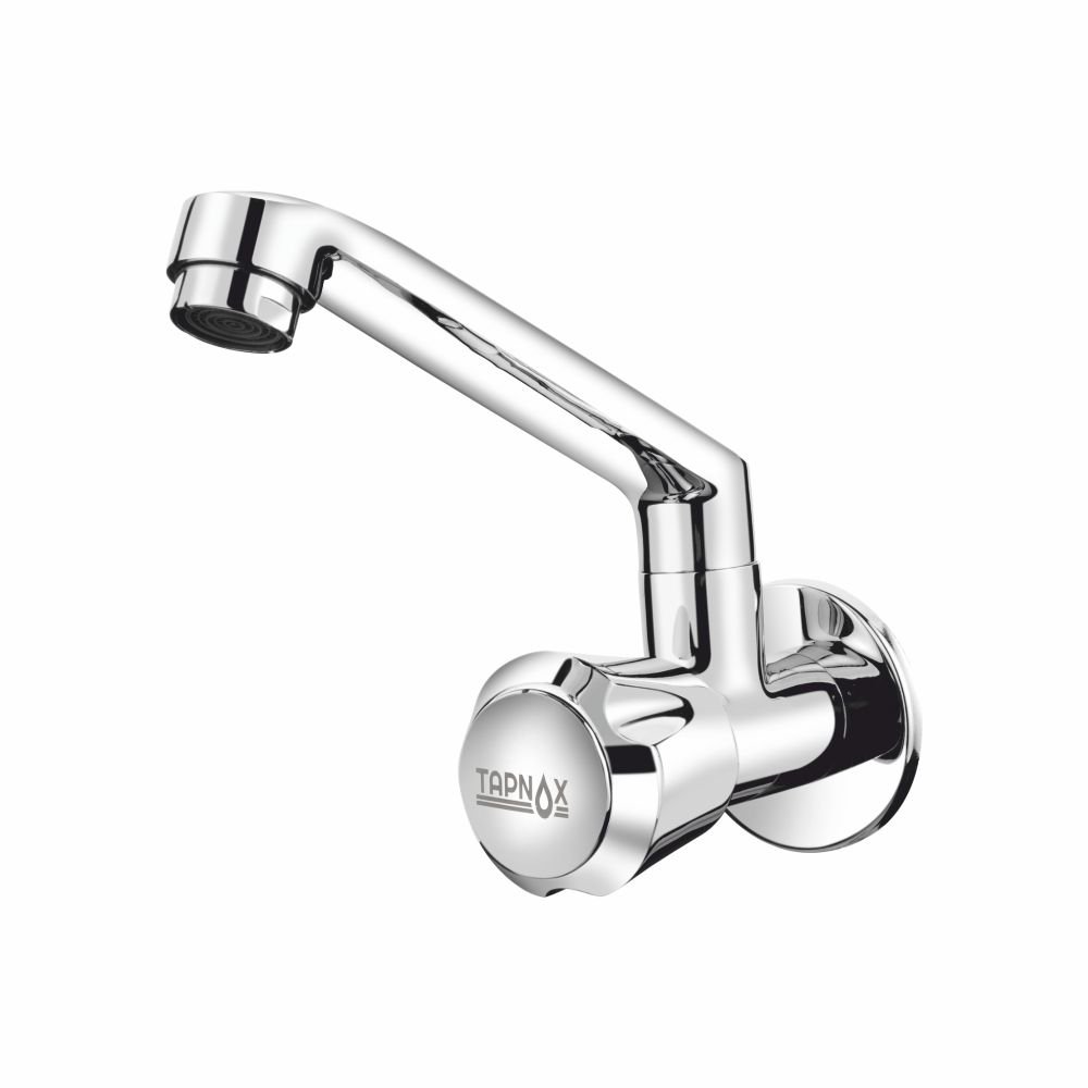 T-8007 - Sink Cock With Swinging Spout(w/m)