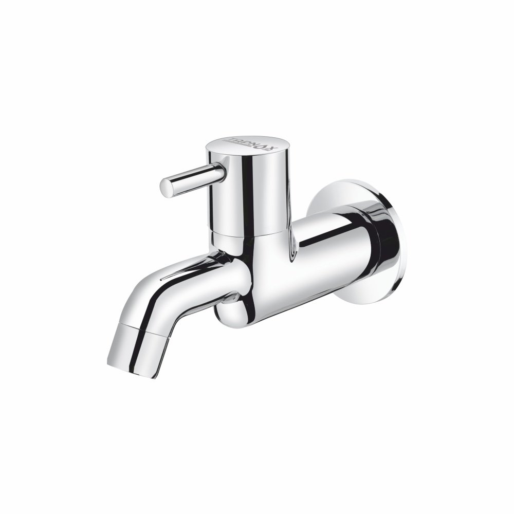 T-9002 - Long Body Bib Cock With Flange